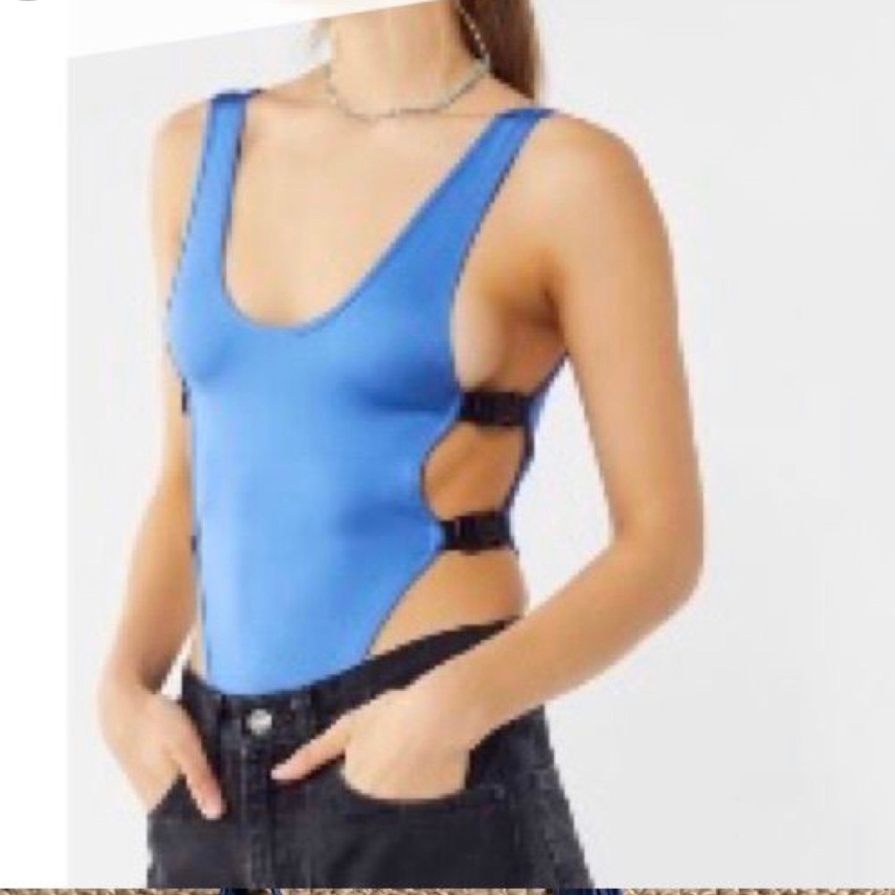 NWOT urban outfitters bodysuit with buckles